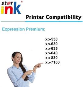 img 3 attached to St@r ink Remanufactured Epson 410XL 410 XL T410XL Ink Cartridge Replacement Set - Compatible with Expression XP-640 XP-830 XP-7100 XP-530 XP-630 XP-635 Printer (Black Cyan Magenta Yellow, 4 Packs)