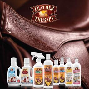 img 2 attached to 🧽 Продукты по уходу за кожей Leather Therapy: Беспроцентное средство для мытья и обработки для кожи и винила