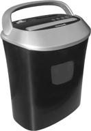 🔪 honeywell 9112 twelve sheet cross-cut paper shredder: efficient black shredding power logo
