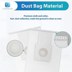 img 2 attached to LANROON 12 Pack Style O Dust Bags Compatible with Kenmore Upright Vacuum Cleaners Model BU1017 31140 31150 5068 50688 50690, 12 Pack - 53294