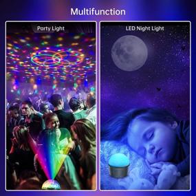 img 2 attached to 🎶 3-in-1 Bluetooth Speaker with Disco Party Lights - Sound Activated Strobe Light Night Lights for Bedroom and KTV - Perfect Birthday Gift for Kids (Built-in Battery, 9 Color Options)