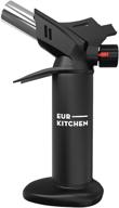 🔥 eurkitchen premium culinary butane torch: the perfect kitchen tool for creme brulee, bbq, soldering & more! logo