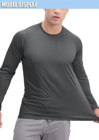 img 2 attached to TACVASEN Quick Dry Workout Shirts with Enhanced Protection