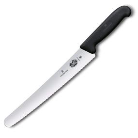 img 3 attached to 🔪 Гарантия эффективного нарезания: Нож-булат Victorinox 10,25 дюйма с лезвием из высокоуглеродистой нержавеющей стали и эргономичной рукояткой Fibrox Pro.