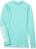 рубашка hurley juniors rashguard с рукавами логотип