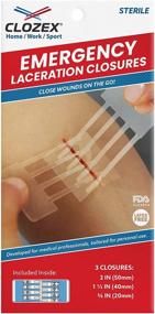 img 4 attached to 🏥 Clozex Emergency Laceration Closures - Advanced Wound Repair Solution, FDA Cleared Skin Closure Device for 3 Individual Wounds or Combine for a Total Length of 4 1/4 Inches. Be Prepared for Life's Unexpected Events!