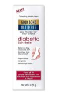 👣 крем для ног gold bond ultimate для облегчения сухой кожи у диабетиков, 3,4 унции (пачка из 2) логотип