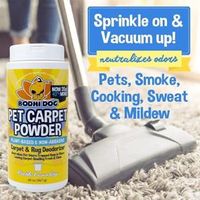 img 1 attached to 🐾 Organic Carpet Powder to Neutralize Dog Odor, Dry Pet Smell Remover, Eliminate Urine Odors, Eco-friendly Room Powder, Loosen Fur and Dirt