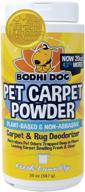 🐾 organic carpet powder to neutralize dog odor, dry pet smell remover, eliminate urine odors, eco-friendly room powder, loosen fur and dirt logo