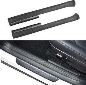 img 4 attached to 🚘 Motrobe 2021 2020 Tesla Model Y TPE Front Door Edge Guards: Ultimate Protection for Front Left & Right Doors - Set of 2