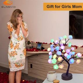 img 2 attached to Table Lamp: 18-Color Changing Rose Tree for Multicolor Lighting