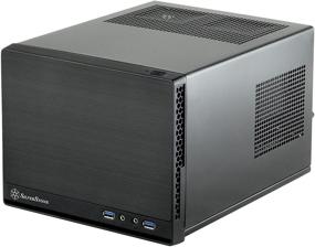 img 4 attached to Корпус SilverStone Technology Ultra Compact Mini-ITX с черной сплошной передней панелью (SST-SG13B-Q-USA)