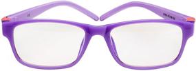 img 4 attached to 👓 PROSPEK MOVIESTAR Blue Light Computer Glasses for Kids - High Optical Quality Lenses, Anti Glare Clear Lens, Protection from Screen's Blue Light (Purple)