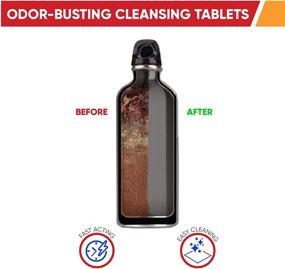 img 2 attached to 🧼 Tumbler Water Bottle Cleaning Tablets – All Natural, 30 Tablets – For Stainless, Plastics, Ceramic, Glass – Individually Packed
