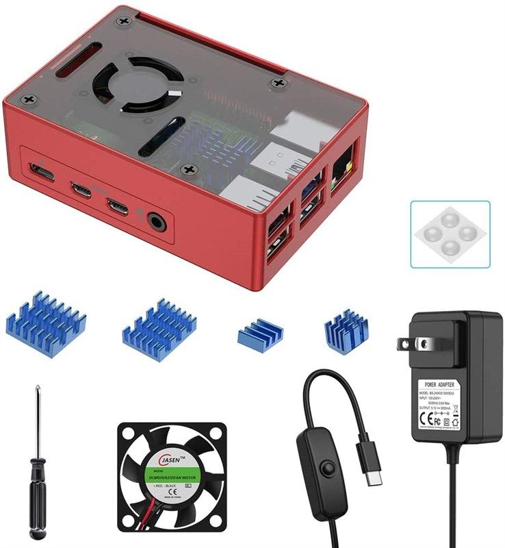 Vilros Raspberry Pi 5 Active Cooler Compatible Case