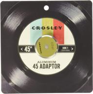 🎵 enhance your vinyl experience with the crosley cr9001a-gr aluminum 45 adapter in green logo