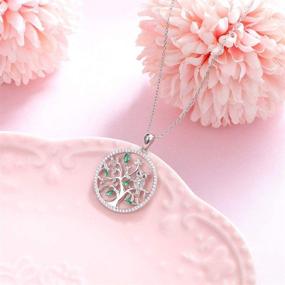 img 1 attached to YinShan Owl Tree of Life Sterling Silver Pendant Necklace - Ideal Owl Lover Jewelry and Gifts for Women and Teen Girls