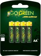 🔋 gogreen power aa alkaline batteries - 4 pack logo