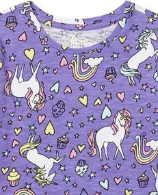 img 2 attached to 🦄 Spotted Zebra Leggings 5-Piece Unicorn Girls' Clothing: Magical and Trendy!