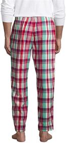 img 3 attached to 🩳 Sleep & Lounge Regular Men's Clothing: Lands End Flannel Pajama Set