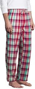 img 2 attached to 🩳 Sleep & Lounge Regular Men's Clothing: Lands End Flannel Pajama Set