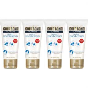 img 2 attached to 👐 Gold Bond Ultimate Healing Hand Cream - 3oz (Value Pack of 4) for Intensive Hand Care