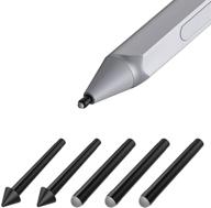 🖊️ timovo surface pen tips - 5 pack, hb/hb/hb/2h/2h type, original replacement kit for surface pro 2017 pen (model 1776) and surface pro 4 pen - black logo