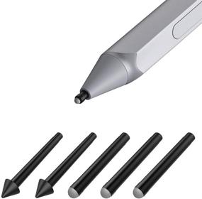img 4 attached to 🖊️ TiMOVO Surface Pen Tips - 5 Pack, HB/HB/HB/2H/2H Type, Original Replacement Kit for Surface Pro 2017 Pen (Model 1776) and Surface Pro 4 Pen - Black