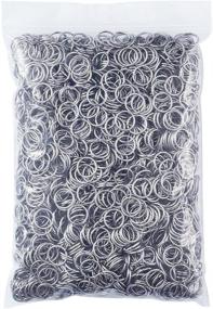 img 1 attached to Kissitty 2000pcs Stainless Steel Open Jump Rings - 10mm Size for Chainmail Making Jewelry Findings