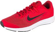 π nike unisex kids white downshifter running shoes - active girls' athletic footwear logo