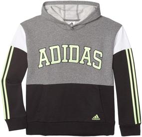 img 1 attached to Adidas Athletic Pullover Hooded Sweatshirt Boys' Clothing in Active
