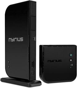 img 4 attached to Nyrius Aries Home HD 1080p Video Streaming HDMI Digital Wireless Transmitter & Receiver, for Cable Box, Satellite, Bluray, DVD, PS3, PS4, Laptops, PC (NAVS500)