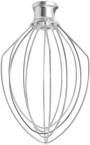 img 1 attached to 🥚 K5AWW Whisk Attachment: Stainless Steel 6 Wire Whip for KitchenAid 5 Quart Bowl Lift Stand Mixer - Perfect for Eggs, Heavy Cream, Beater Cakes, and Mayonnaise