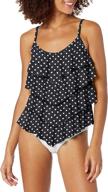 catalina tiered tankini swimsuit for 👙 women with cover ups - women's swimwear collection logo