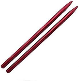 img 2 attached to 🧵 Jig Pro Shop Red 2 Pack of 3 1/2" Type II Aluminum Paracord Stitching Needle - Manny Method - Mid-Sized for Effective Crafting