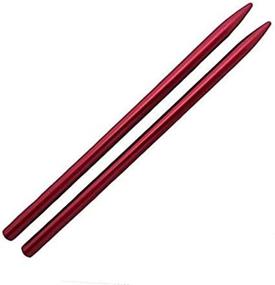 img 3 attached to 🧵 Jig Pro Shop Red 2 Pack of 3 1/2" Type II Aluminum Paracord Stitching Needle - Manny Method - Mid-Sized for Effective Crafting