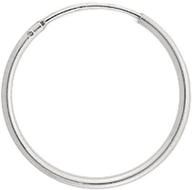 jensfindings 10 qty. sterling silver endless hoops: 1.25mm x 20mm - top quality jewelry findings logo