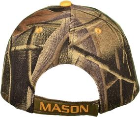 img 1 attached to Adjustable 3D Embroidery Baseball Cap Hat with AborenCo Freemason Mason Lodge Symbol