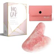 💎 rose quartz jade gua sha: enhance skin youthfulness, reduce wrinkles, beauty massager for face and body logo