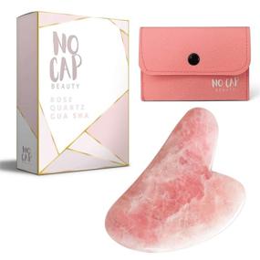 img 4 attached to 💎 Rose Quartz Jade Gua Sha: Enhance Skin Youthfulness, Reduce Wrinkles, Beauty Massager for Face and Body