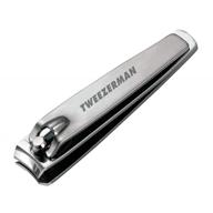 💅 tweezerman stainless steel fingernail clipper: precise nail grooming tool logo