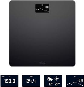 img 2 attached to 🏋️ Withings Body Smart Weight & BMI Wi-Fi Digital Scale, Black - Stay Fit with App Integration