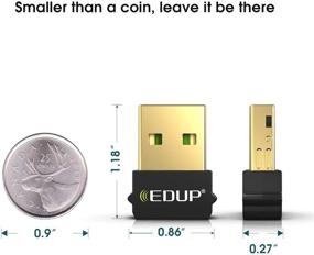 img 3 attached to 🔌 USB Bluetooth 5.0 EDR Adapter for PC, Mini Dongle for Desktop Computer, Laptop Bluetooth Headphones, Headset, Keyboard, Mouse, Speakers, Printer - Windows 7/8/8.1/10 Compatible