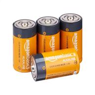 🔋 long-lasting amazon basics c cell batteries - 4 pack value pack with 5-year shelf life logo