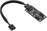 🔌 mzhou usb 2.0 9pin к двойному 9pin адаптер-хабу карты контроля fe1.1s платы pcb - высокая производительность, поддержка множества платформ windows, mac, linux, chrome os логотип