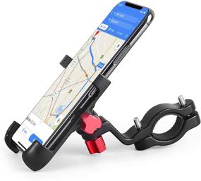 img 4 attached to 🚲 Homeasy Universal Bike Phone Mount: Secure Handlebar Cellphone Holder for iPhone Xs, XS Max, XR, X, 8, 8 Plus, Galaxy S9, and other 3.5-7" Wide Phones - Prevents Falls