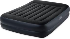 img 2 attached to Inflatable Comfort: Introducing the Intex Dura-Beam Series Pillow Rest Raised Airbed with Internal Pump (2021 Model)