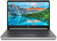 💻 hp 14in high performance laptop - amd ryzen 3, radeon vega 3, 128gb ssd, windows 10 (renewed) logo