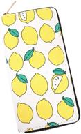 cute fruit print around wallet women's handbags & wallets logo