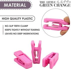 img 2 attached to 👶 20 PCS Plastic Baby Hanger Clips: Perfect Kids Hangers Accessories for Pants & Crafts